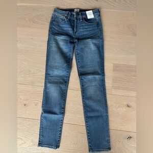 J. Crew Dark Blue Denim Toothpick Jeans